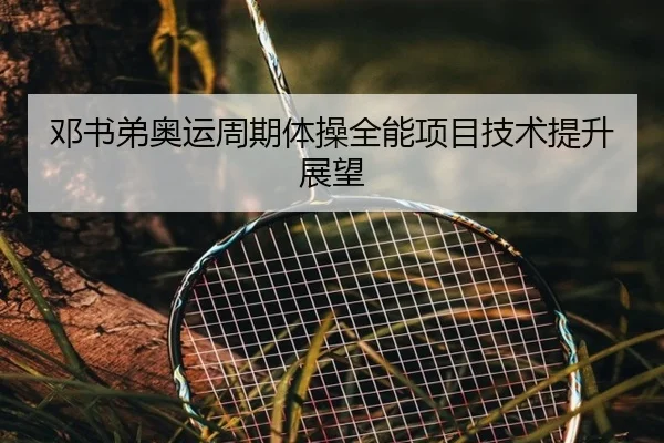 邓书弟奥运周期体操全能项目技术提升展望（LOL DOTA2 CSGO）